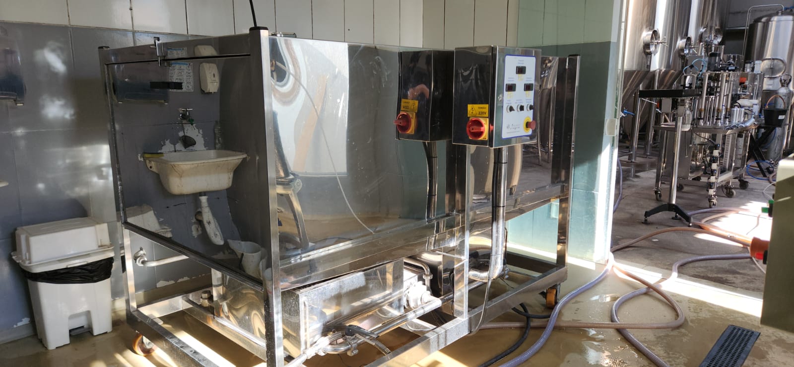 Equipamentos em aço inoxidável da fábrica Barock
