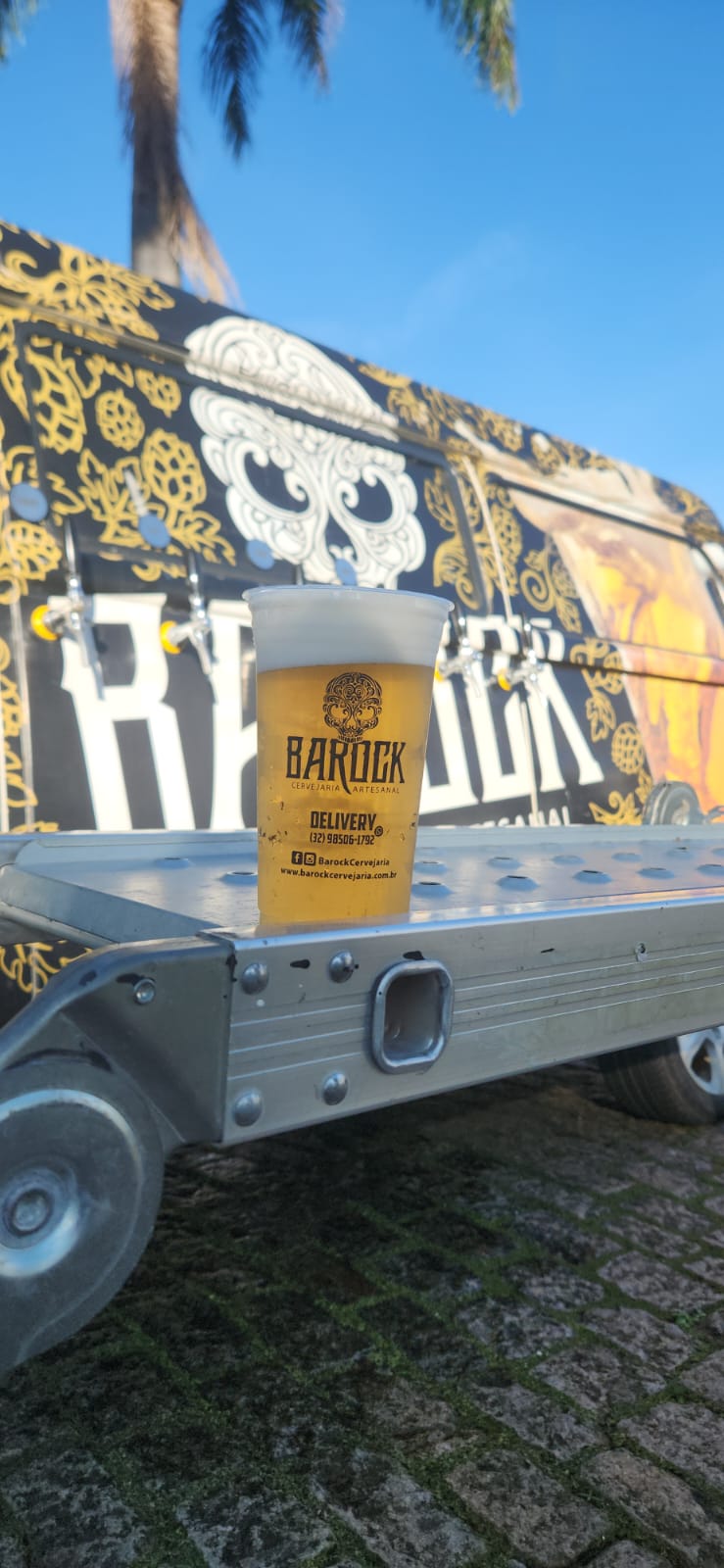 Chope Barock sendo servido em evento