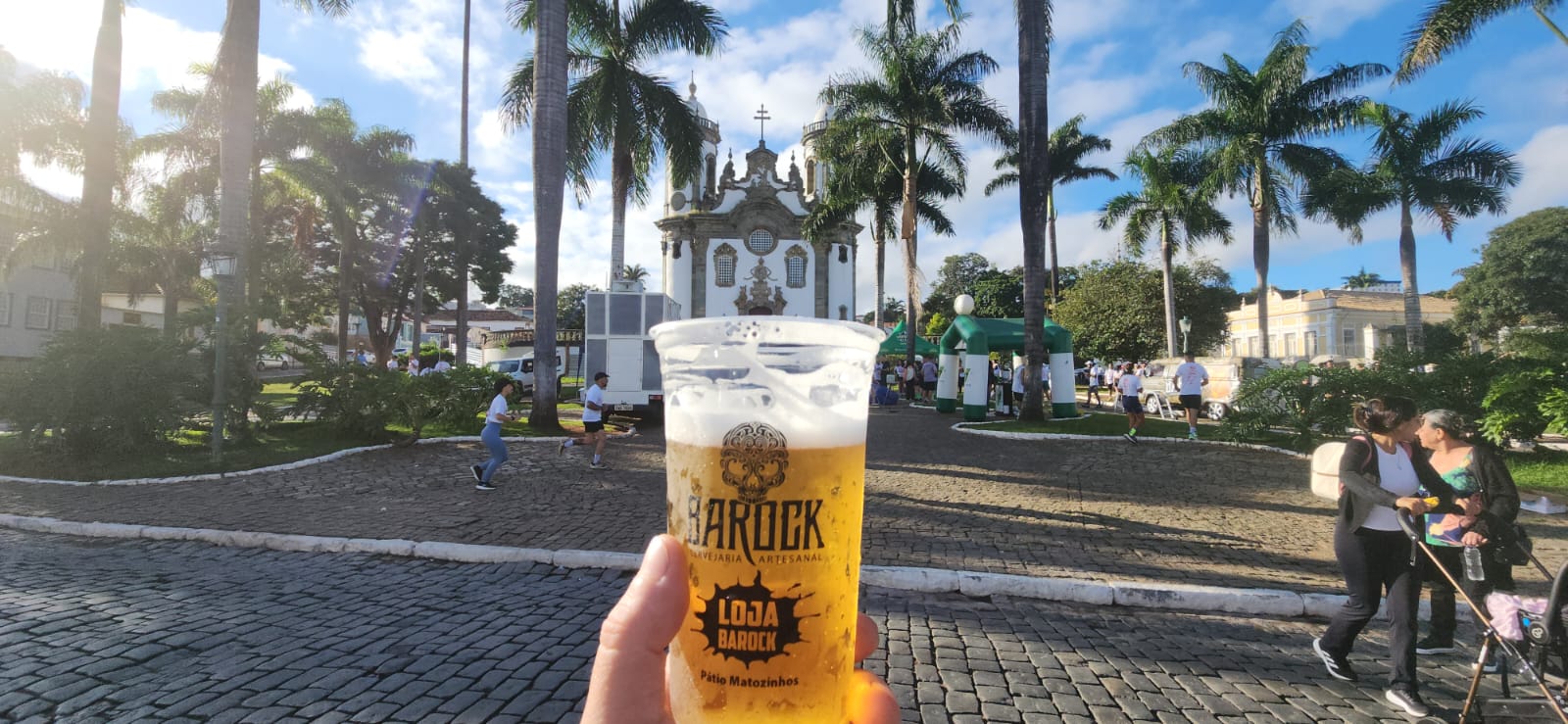 Copo Barock e participantes da corrida